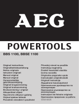 AEG BBS1100E Le manuel du propriétaire