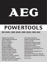 AEG Powertools SBE 600R Fiche technique