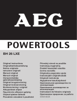 AEG Powertools BH26LXES Le manuel du propriétaire