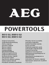 AEG BS12 G2 Le manuel du propriétaire