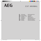 AEG CX7 Animal Manuel utilisateur