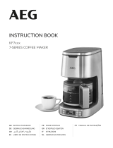 AEG KF7800-U Kaffeemaschine Manuel utilisateur