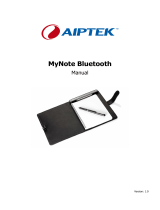 AIPTEK MyNote Bluetooth spécification