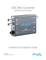 AJA UDC Installation and Operation Guide