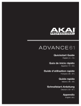 Akai Advance 61 Guide de démarrage rapide