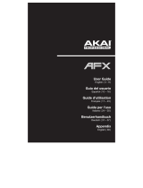 Akai AFX Manuel utilisateur