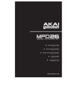 Akai MPD26 Guide de démarrage rapide