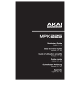 Akai MPK225 25-Key Performance Keyboard Controller Le manuel du propriétaire