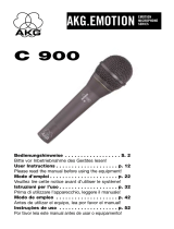 AKG C 900 Le manuel du propriétaire