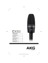 AKG C3000 Le manuel du propriétaire