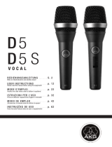 AKG D5S Manuel utilisateur