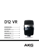 AKG Acoustics D12 VR Manuel utilisateur