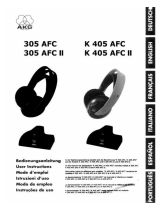 AKG Acoustics 305 AFC Manuel utilisateur