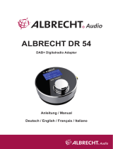 Albrecht DR 54 DAB+ Digitalradio-Tuner Le manuel du propriétaire