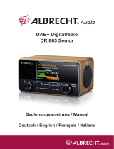 Albrecht Audio DR 865 Seniorenradio Le manuel du propriétaire