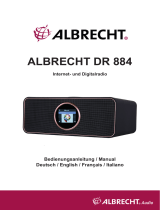 Albrecht DR 884 Hybridradio Internet/DAB+/UKW Le manuel du propriétaire