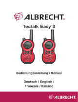 Albrecht Tectalk Easy 3, Paar, Rot Le manuel du propriétaire