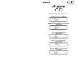 Alesis CD Twin Portable CD Backup and Copy System Manuel utilisateur