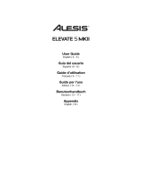 Alesis Elevate 5 MKII 5-Inch Studio Monitor Pair Manuel utilisateur