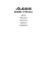Alesis MultiMix 10 Wireless Le manuel du propriétaire