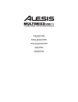 Alesis MultiMix 8 USB FX Manuel utilisateur