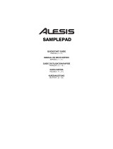 Alesis SamplePad Percussion Multi Pad Manuel utilisateur