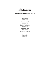 Alesis TransActive Wireless 2 Manuel utilisateur