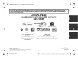 Alpine CDE-185BT Le manuel du propriétaire