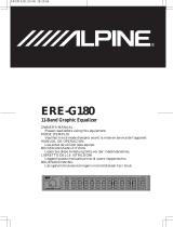 Alpine ERE-G180 Manuel utilisateur