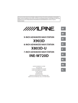Alpine Electronics X803D-U Mode d'emploi