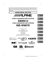 Alpine INE-W X800D-U Mode d'emploi