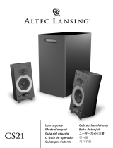 Altec Lansing CS21 Manuel utilisateur