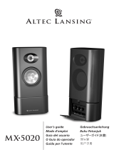 Altec Lansing MX-5020 Manuel utilisateur