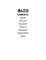Alto Live 802 Manuel utilisateur