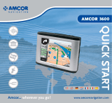 Amcor GPS Navigation System 3600 Manuel utilisateur