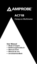 Amprobe AC71B Clamp-On Multimeter Manuel utilisateur
