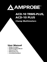 Amprobe ACD-10-TRMS-PLUS & ACD-10-PLUS Clamp Multimeters Manuel utilisateur