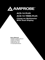 Amprobe ACD-14-PLUS & ACD-14-TRMS-PLUS Clamp-On Multimeters Manuel utilisateur
