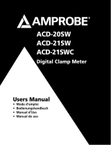Amprobe ACD-20SW, ACD-21SW & ACD-21SWC Digital Clamp Meters Manuel utilisateur
