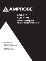 Amprobe ACD-30P & ACD-41PQ Clamp-On Power Meters Manuel utilisateur