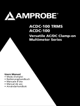 Amprobe ACDC-100 & ACDC-100-TRMS Clamp-On Multimeters Manuel utilisateur