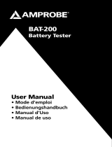 Amprobe BAT-200 Battery Tester Manuel utilisateur