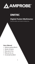 Amprobe DM78C Digital Pocket Multimeter Manuel utilisateur