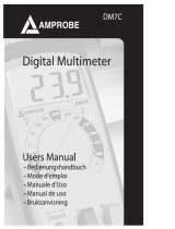 Amprobe DM7C Digital Multimeter Manuel utilisateur