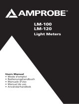 Amprobe LM-100 & LM-120 Light Meters Manuel utilisateur