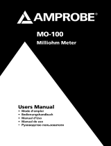 Amprobe MO-100 Milliohm Meter Manuel utilisateur