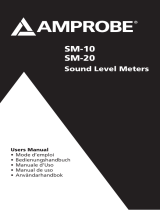Amprobe SM-10 & SM-20-A Sound Level Meters Manuel utilisateur