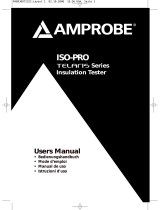 Amprobe Telaris-ISO-PRO Insulation Tester Manuel utilisateur