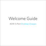 Anker 40W 5-Port USB Charging Hub Manuel utilisateur