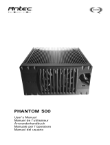 Antec 500 Manuel utilisateur